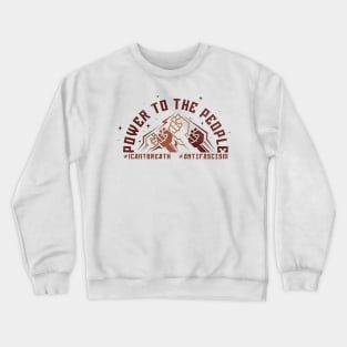 Power to the People fist face Crewneck Sweatshirt